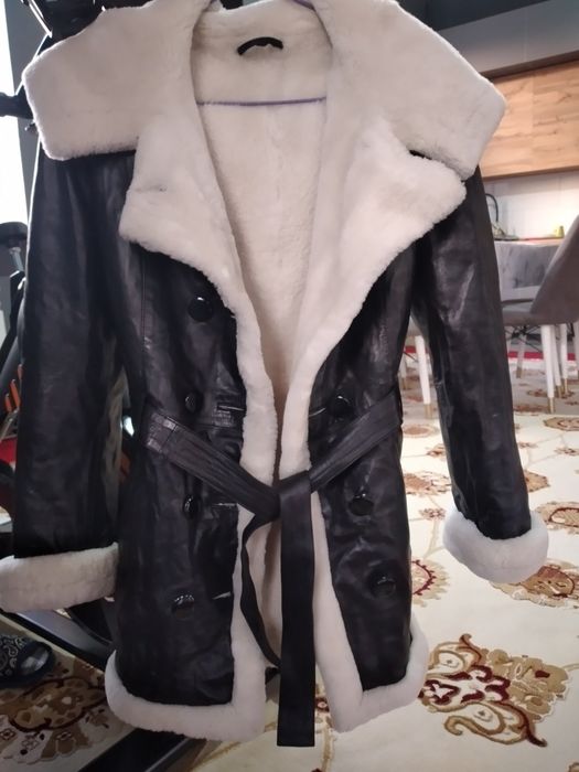 Куртка женский кожа дубленка. Турецкий
