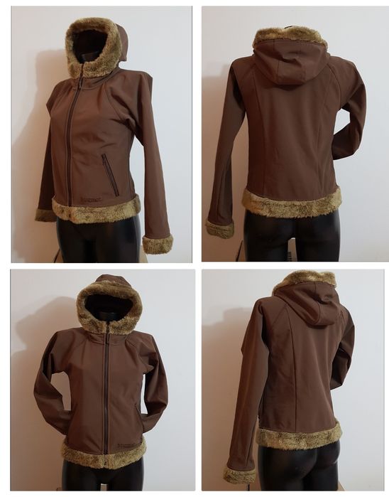 Softshell MARMOT, windstooper damă, nr S, fleece outdoor, munte, oraș