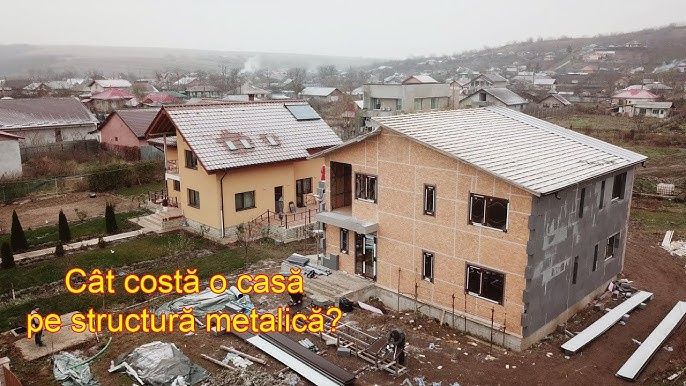 Casa, garaje auto si containere modulare tip birou, dimensiuni in func