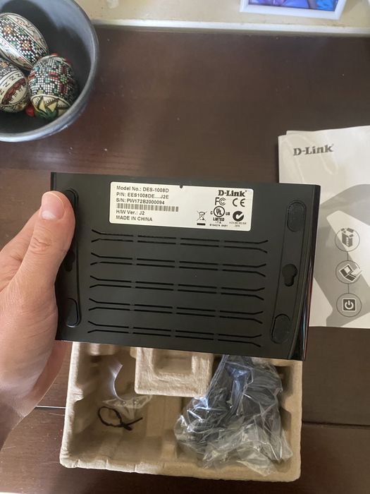 Switch rețea D-Link DES-1008D – 8 porturi