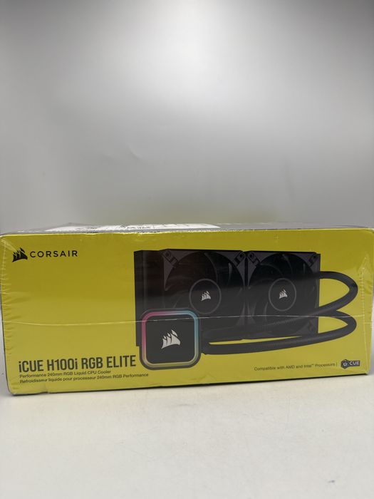 Cooler Procesor Corsair H100i RGB ELITE, compatibil AMD/Intel Nou G