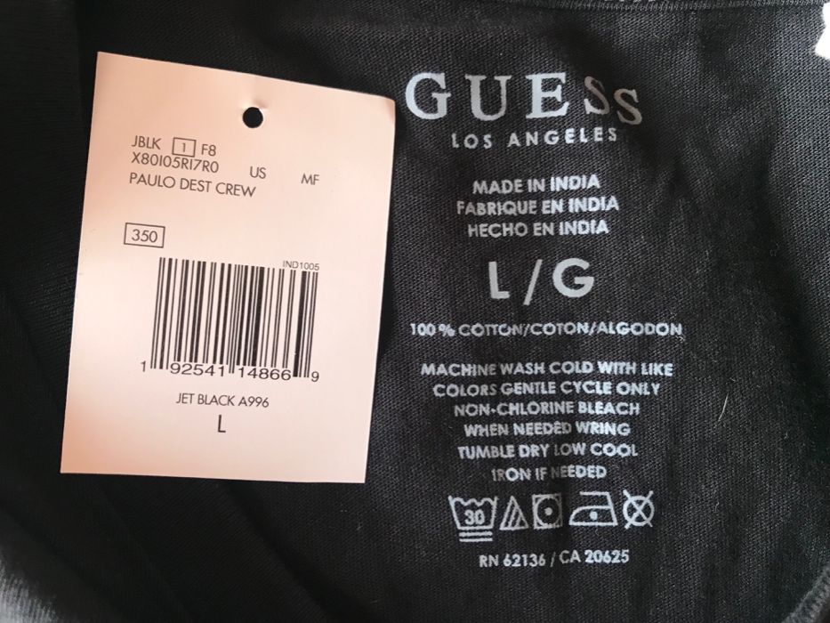 Оригинална мъжка тениска GUESS Размер L