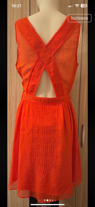 Rochita cocktail Guess matase 100%