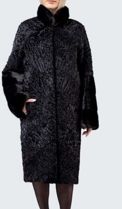 Шуба каракуль, состояние новый