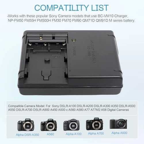 Ново Зарядно устройство за Sony DSLR камери NP-FM серия батерии фото