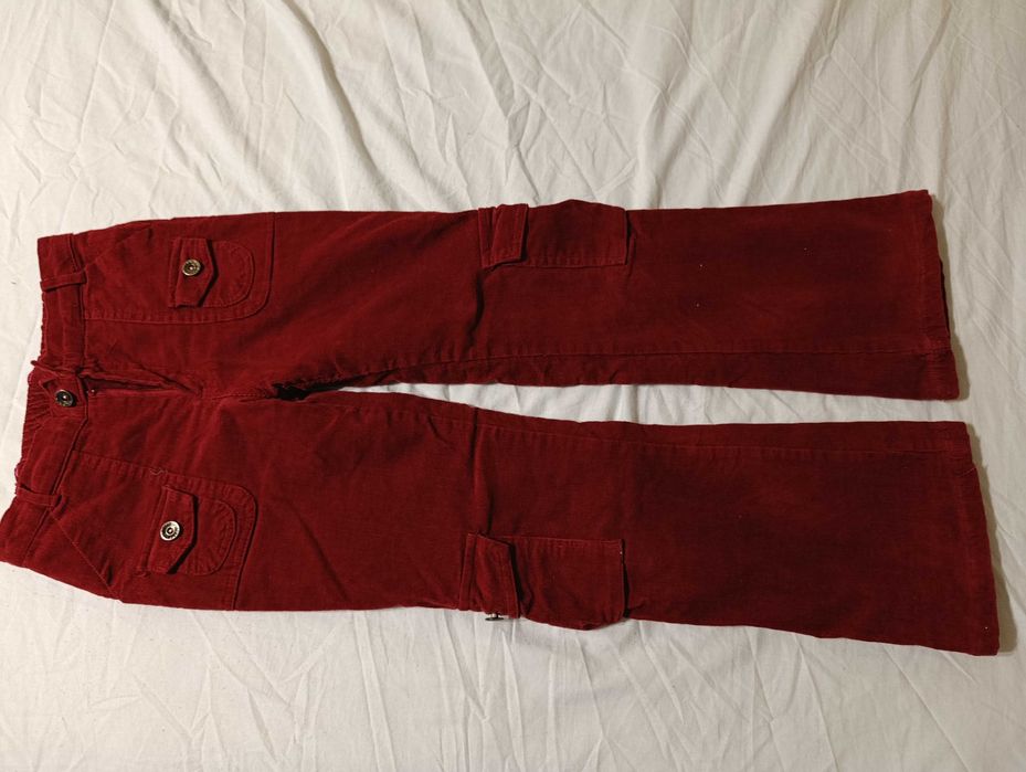 Много топли термоджинси цвят бордо