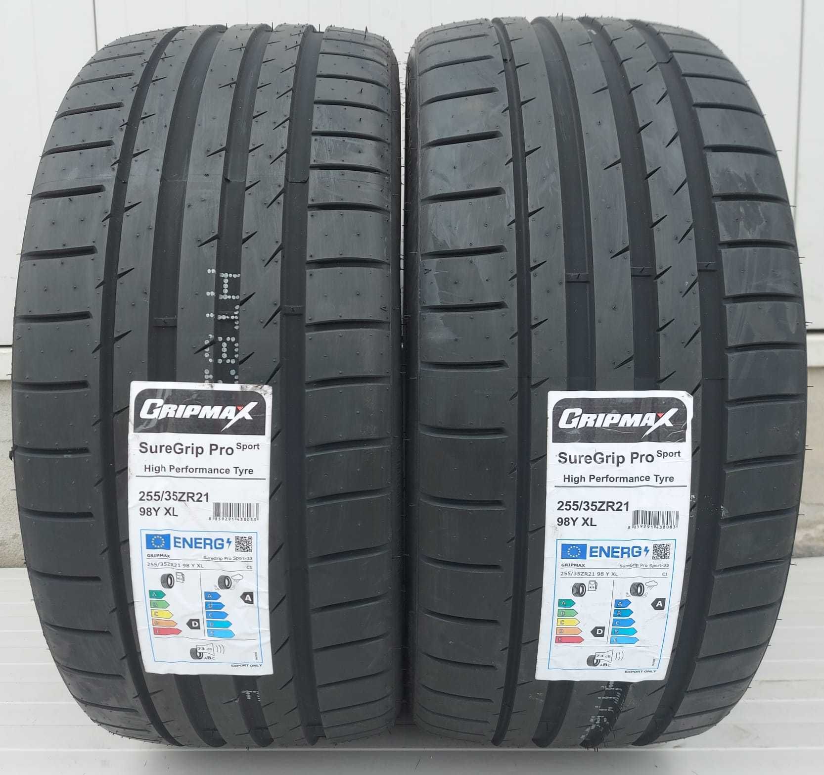 255/35 R21, 98Y, GRIPMAX, SureGrip ProSport, anvelope vara XL