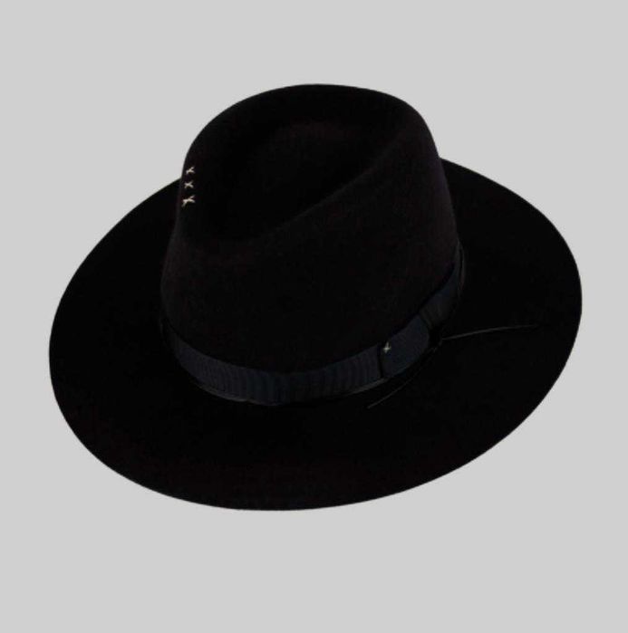 Palarie Dadarlat Unisex Neagra Fedora din Lana