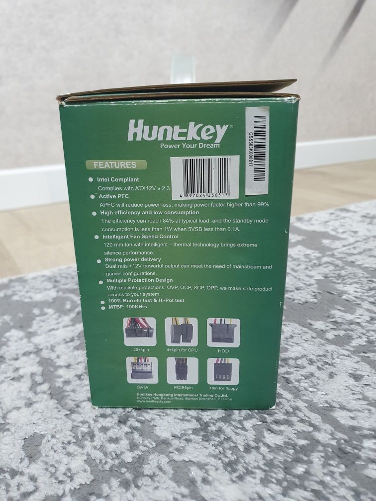 Блок питания HuntKey на 550w