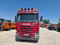 Scania V8 cu 500CP, 2011, 599.690km, 6x2 cu axa liftabila si viratoare, Cutie viteze automata, Anvelope 315/80R22,5 90% bune, Kit basculare, rezervor 600l, goarne, proiectoare, Carte identitate, rulat in Germania, PROMOTIE 28.900 EUR+Tva