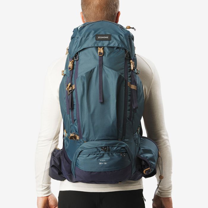 Rucsac Trekking la munte cu husă ploaie - produs resigilat Decathlon