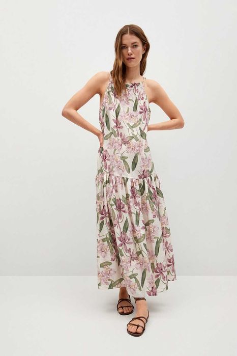 Флорална рокля MANGO размер М