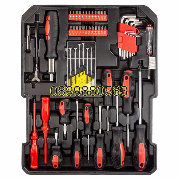 Комплект алуминиев куфар с инструменти 1050 части BTl