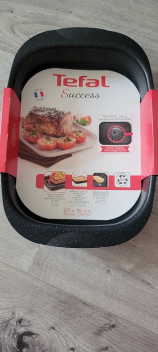 Tava de cuptor pentru friptura Tefal Succes, 27x39cm, invel