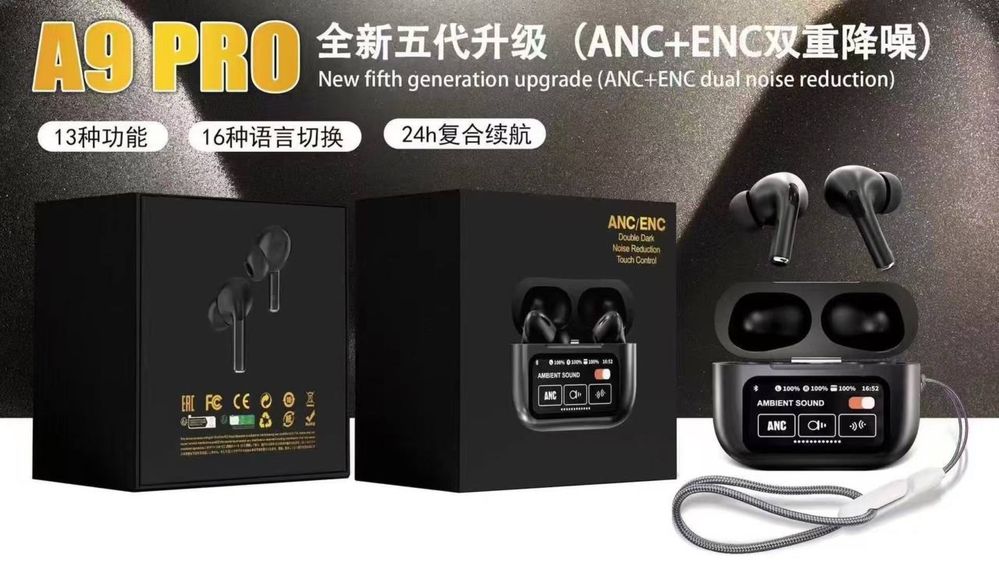 Сенсорный модель A9 pro airpods эйрподс айрподсы ирподс