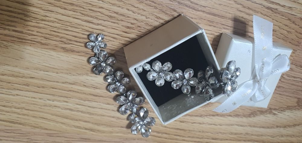 Серьги сережки Swarovski