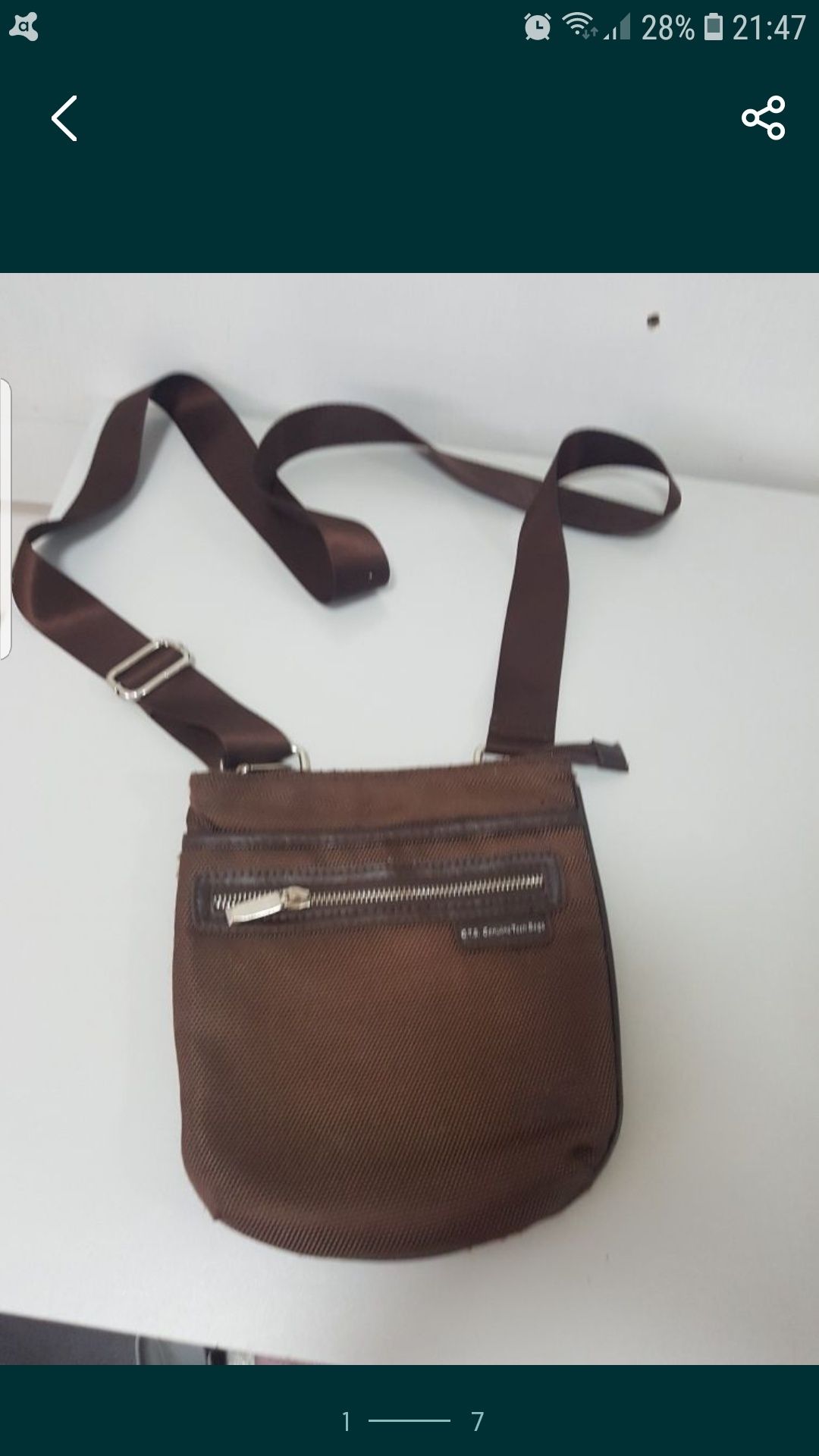 Geanta crossbody CARPISA originala maro