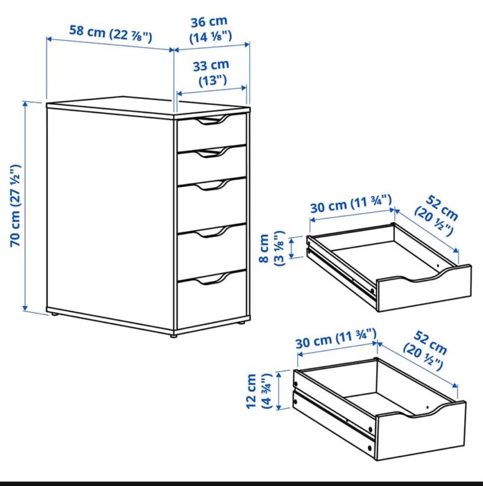 Comoda Alex - IKEA