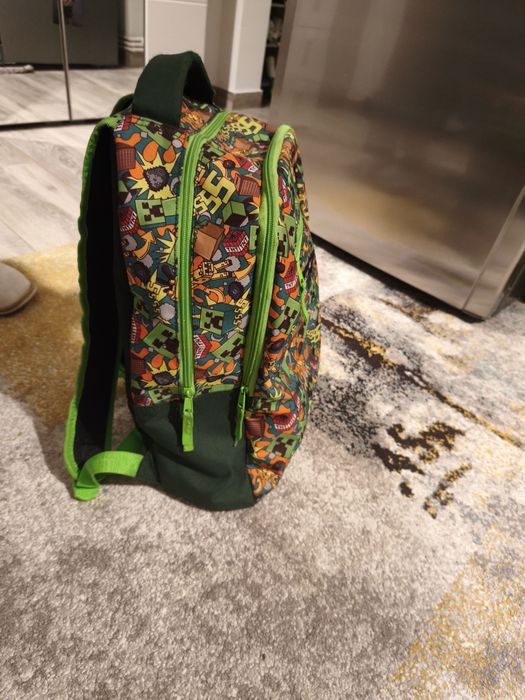 Rucsac/ghiozdan școală copii Minecraft.