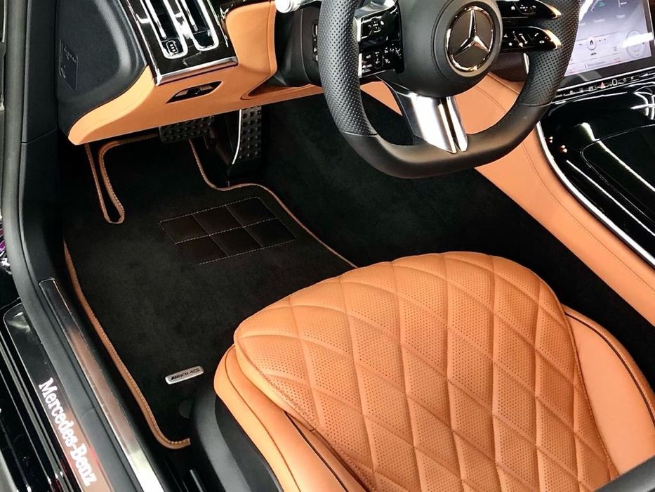 Ворсовые коврики на мерседес w223 w222