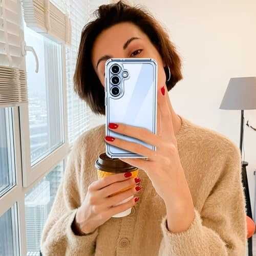 Нов Кристално чист кейс за Samsung S25 5G Военна защита + 2 протектора