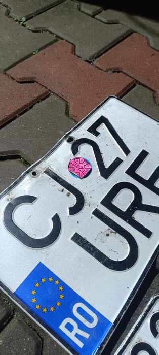 Lot plăcute auto vechi, numere auto colectie