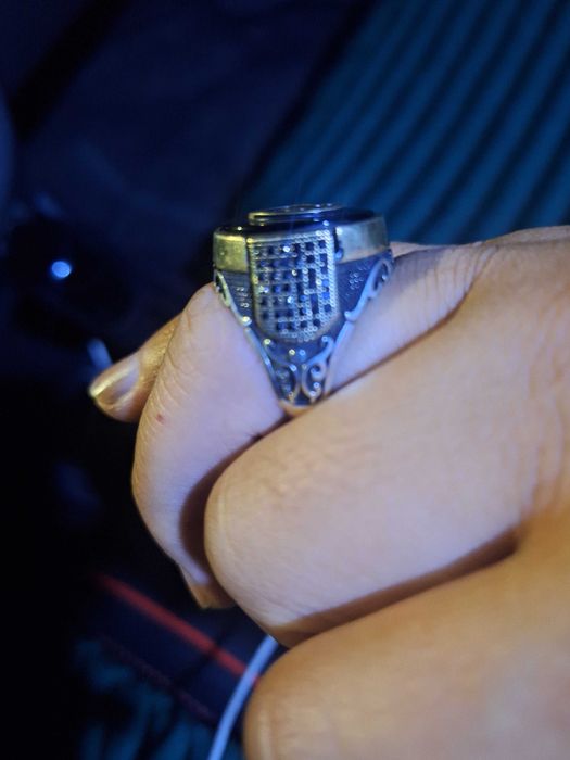 Uzuk,Kolsa,Perstin,Mujskiy iz Tursii,размер 20.5,грамм 11,99