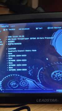 Процессор Threadripper 2970wx и материнская плата Asrock Taichi X399