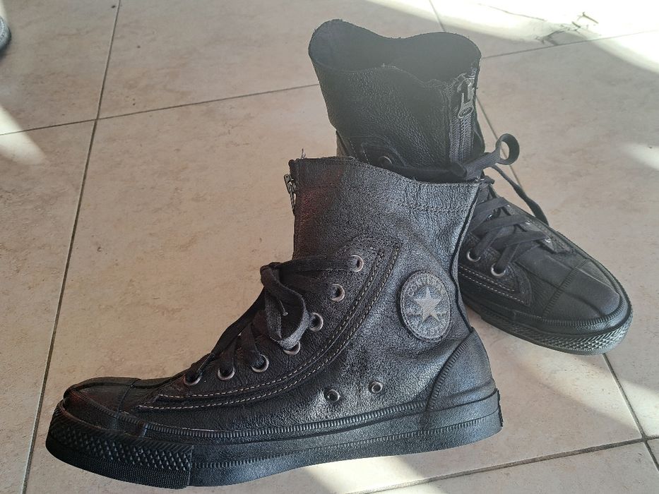 Converse/кожа !!!
