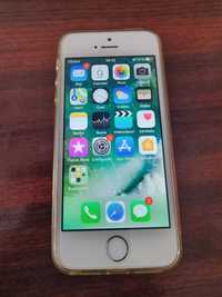 iPhone 5S ca nou, alb 16Gb neverlocked, touchID ok incarcator si husa