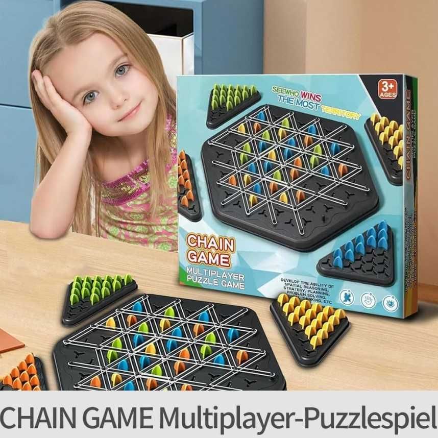 Triangle Chess - Верижна игра шах триъгълник за деца и възрастни