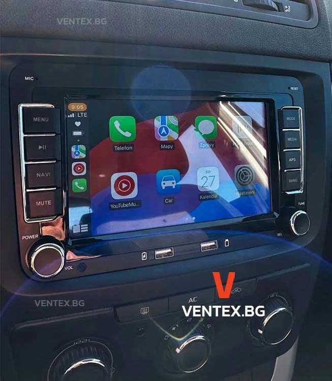 Android мултимедия за Volkswagen Golf, Passat, Touran CarPlay WiFi GPS
