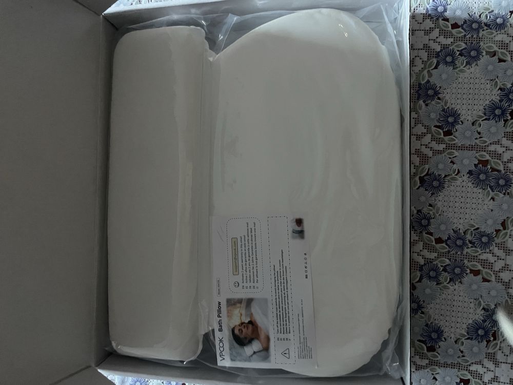 Pernă de baie APUKI® pentru cadă, Pernă de baie cu material exterior