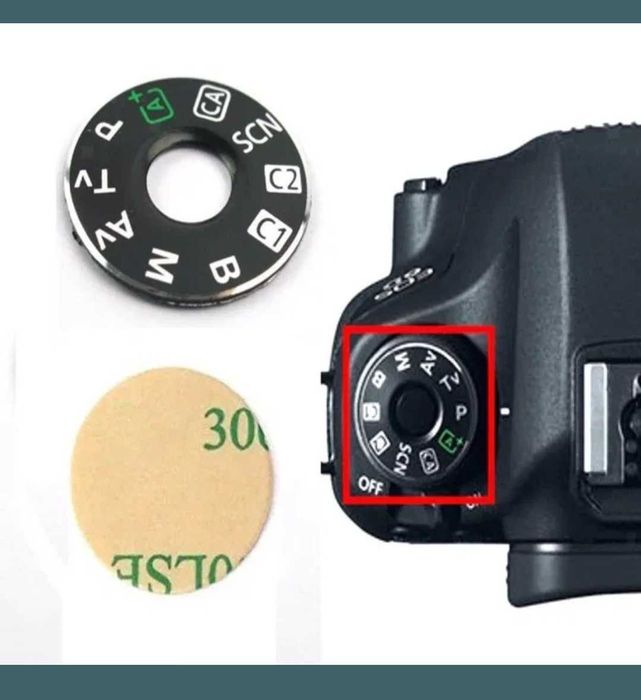 Buton selector pt Canon 6D rotita moduri dial mark