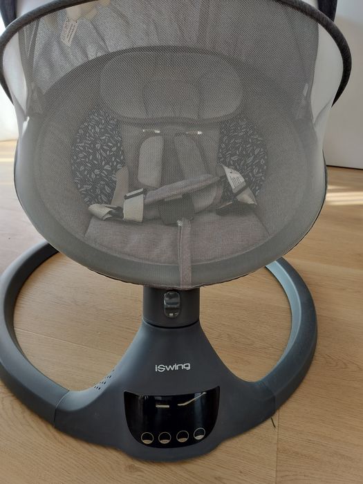 Електрическа люлка Cangaroo - iSwing, графит