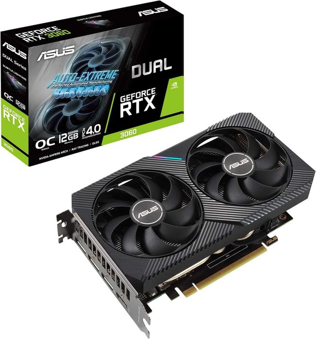 Placa video ASUS Dual GeForce® RTX 3060 OC V2,12GB GDDR6,sigilat