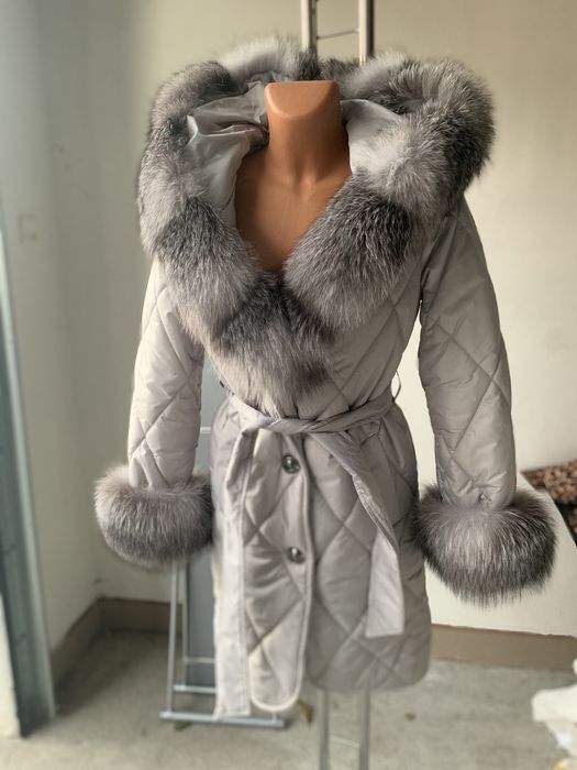 Geaca cu blana naturală