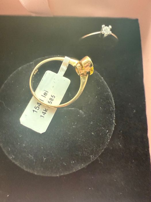 Inel aur 14 kt 2,45 grame marime 55