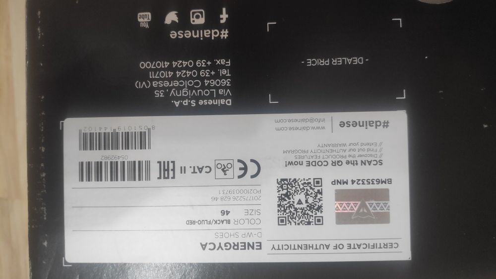 Продавам - мото боти Dainese Energyca Air Shoes номер 46