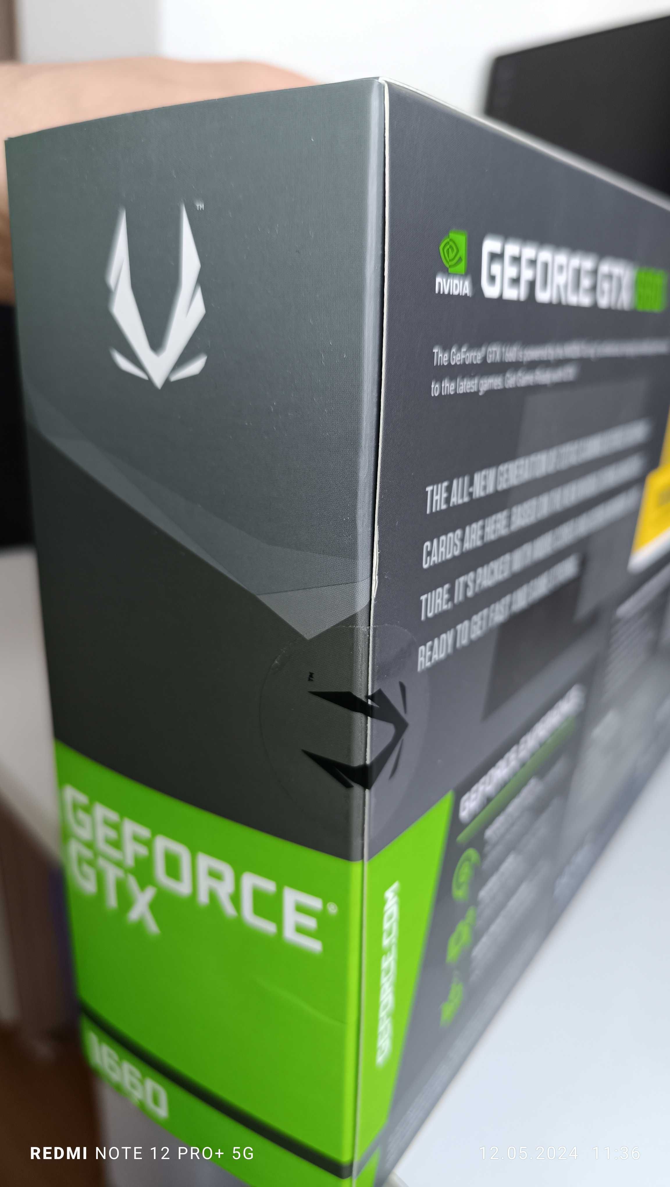 нова видеокарта Zotac GeForce GTX 1660 Twin Fan 6GB