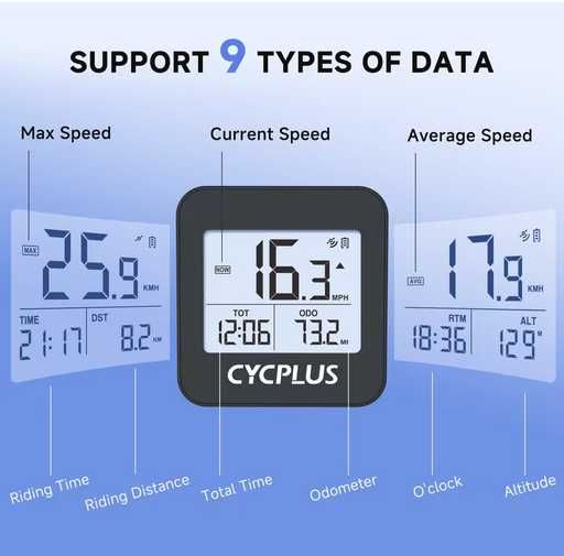 Велокомпютър Cycplus G1