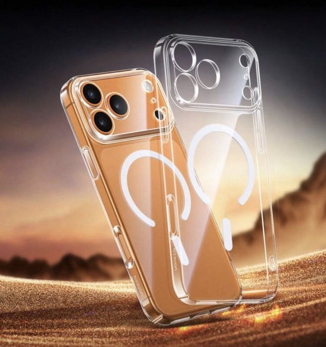 Set Iphone 17 Pro Max - Husa magsafe + Folie ecran cu aplicator