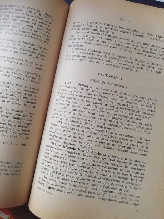 Drept Civil Român din anul 1943 - exemplar de colectie