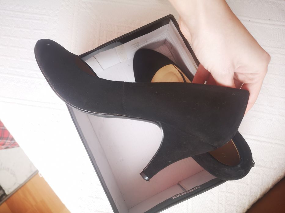 Pantofi din piele, marime 39,5 - 40