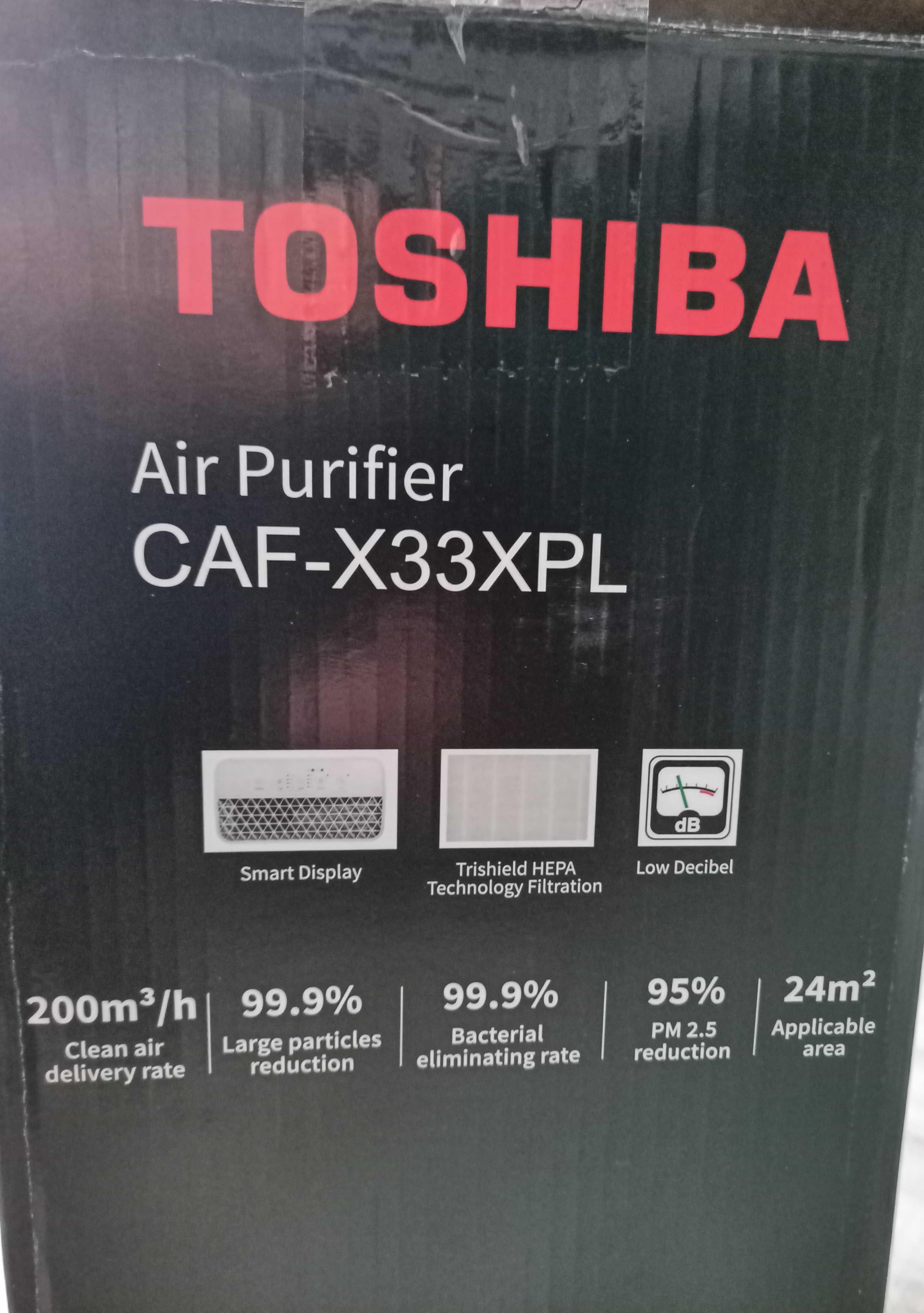 Purificator Toshiba CAF-X33XPL, Ionizare, Timer, Filtru 3in1, ca nou