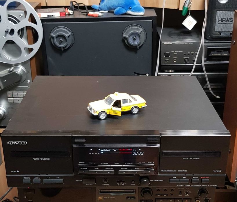 Casetofon Deck Stereo Vintage KENWOOD KX W4080 BLACK (Autoreverse)