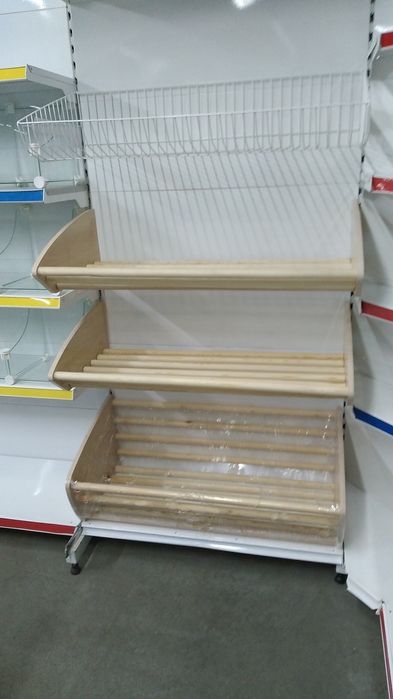 Торговые стеллажи кассовые боксы корзины все для вашего магазина полки