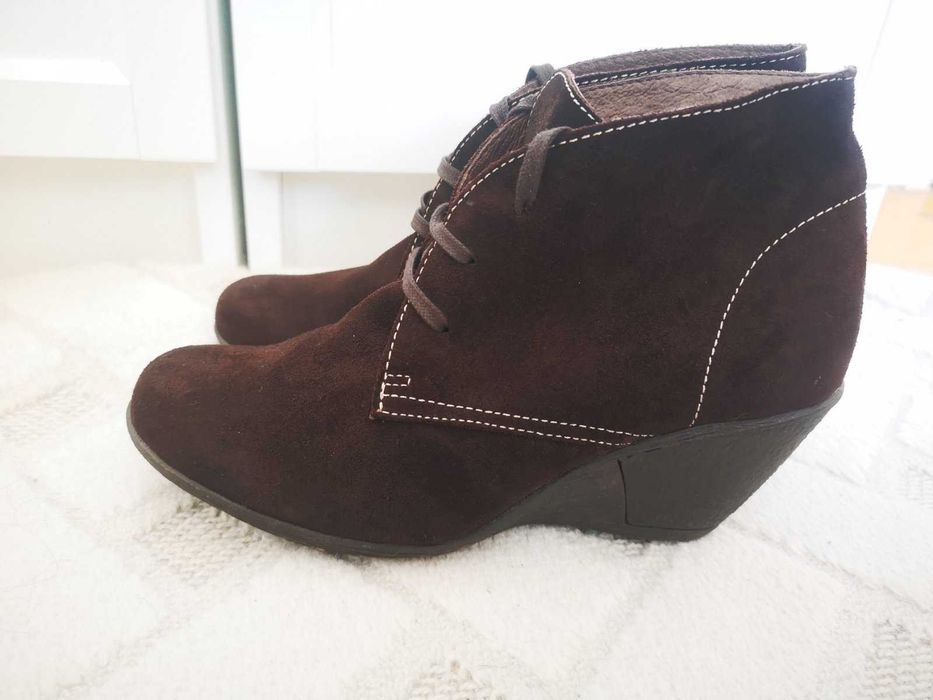 Испански обувки от естествен велур 38-ми номер