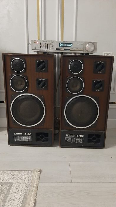 Колонки s-90 с усилителем!