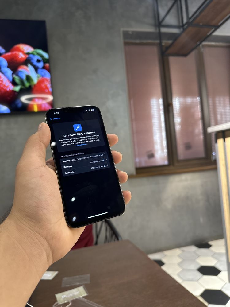 Telefon madeli iphone 13 pro garantiyasi bor